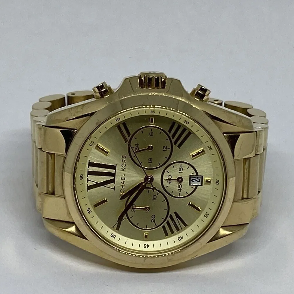 Michael Kors Bradshaw MK5605 Women Stainless Steel Analog Dial Wrist Watch MP712 - Picture 7 of 12